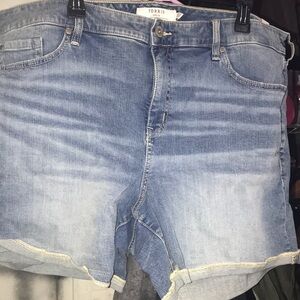 Torrid Blue Denim Shorts
